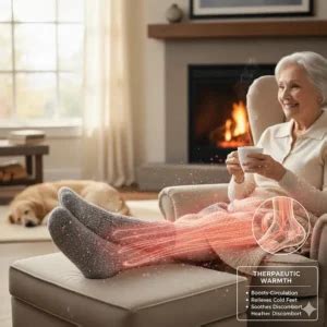 heated socks  elderly   picks  circulation warmth