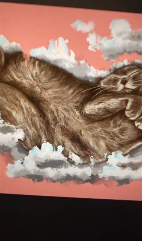 cat art  unexpected viral post