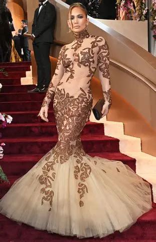 Jennifer Lopez Glitters from All Angles in Crystal-Covered Corset Gown