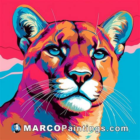 Cougar Painting Images (Pop Art) - 4K Pictures | Cougar art, Pop art