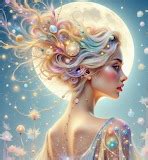 Girl with previous stones [online jigsaw puzzle]