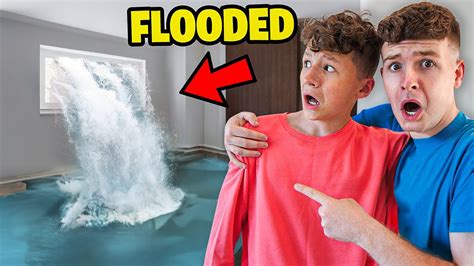 Pranking my family with fake house flood