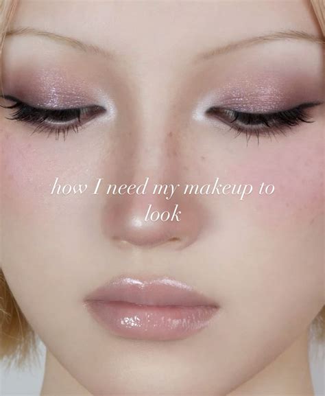 #makeup #pink #glitter #lip #gloss #lilly #nude #aesthetic #