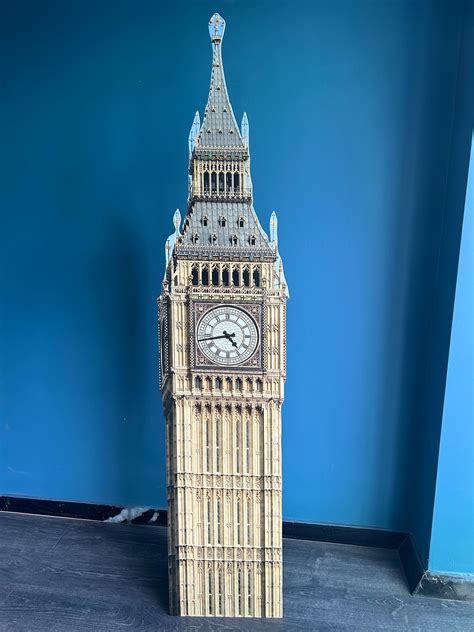 🕰️ Big Ben Silüet Kesim Model – Elizabeth Saat Kulesi Dekor Modeli