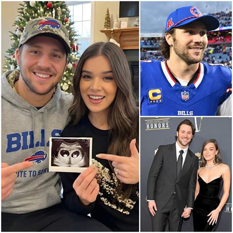 CONGRATULATIONS: Josh Allen and Hailee Steinfeld have received the