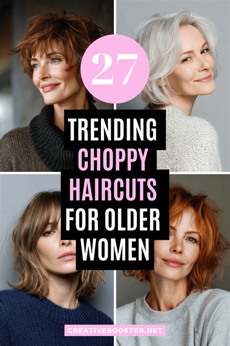 27 Trending Choppy Haircuts for Older Women 2026 – CreativeBooster