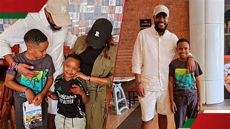 janet mbugua  hubby spotted   sons birthday party