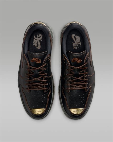 Giày Nike Air Jordan 1 Low Brooklyn 'Black' HF3184-002 - Jordan 1