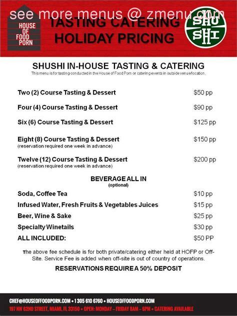 House Of Food Porn Menu Private Collection Released #9690 | Telegram