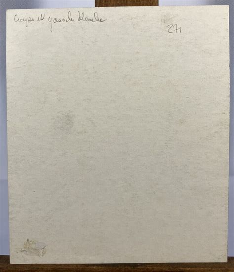 Paul Jacques Tronchon (Xx) Pencil Portrait Young Couple Nude Naked