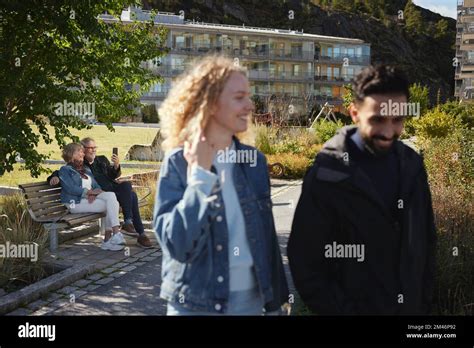 Mature couple taking selfie Stock Photo - Alamy