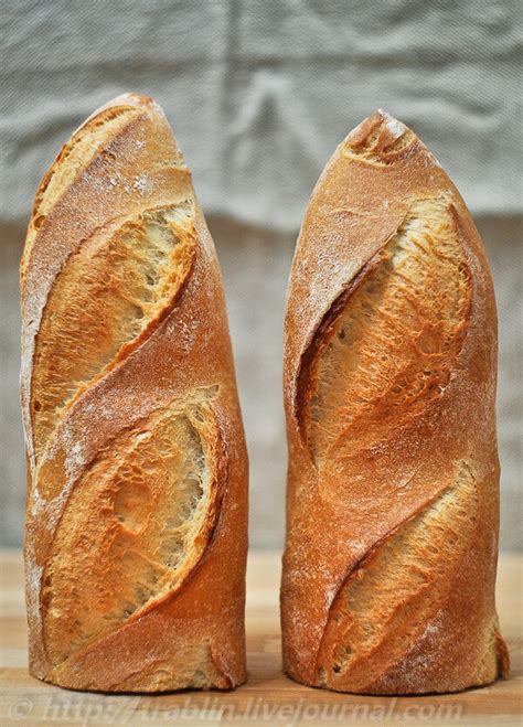Парижский (городской) батон на традиционной опаре: trablin — LiveJournal
