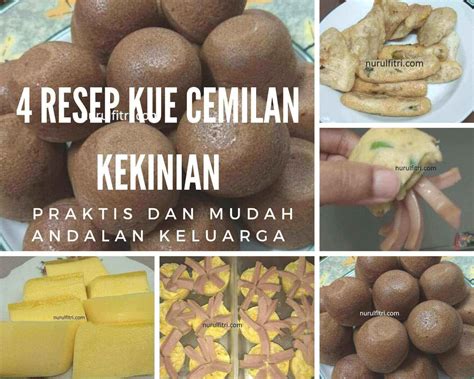 √ 4 Resep Kue Cemilan Kekinian Praktis dan Mudah Andalan Keluarga