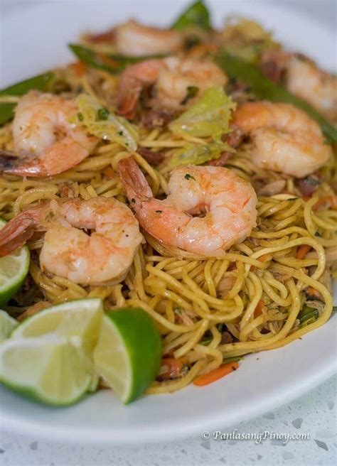 shrimp  chicken pancit canton recipe
