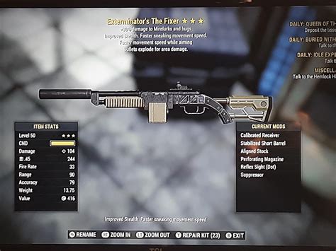 [XB1] H: Exterminator/explosive fixer W: Any offers? Its the first one