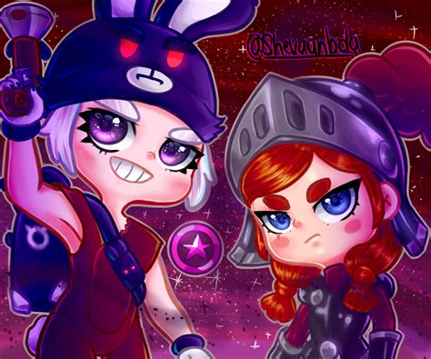 Dark bunny Penny and Dark knight Jessy! [If this gets enough likes I'll
