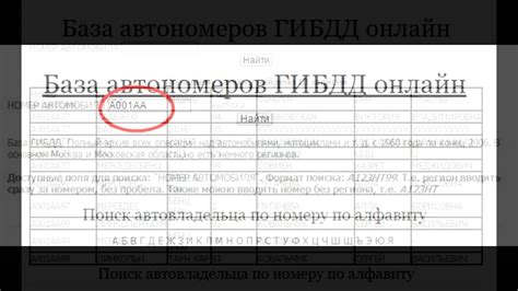 База данных ГИБДД - YouTube