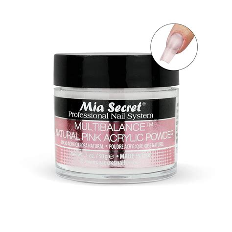 Mia Secret Nail Set - Multibalance Natural Pink Acrylic Powder 1 oz - #