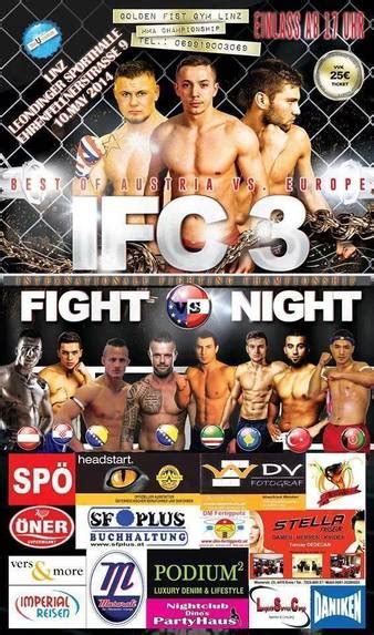 International FC 3: Best of Austria vs Europe | Event | Tapology