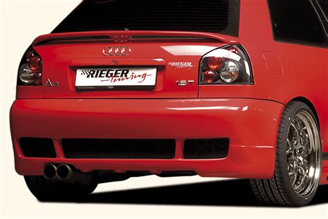 Audi A3 8L 96-03 Задний бампер в стиле S3, Ригер (Rieger) — Купить в ...
