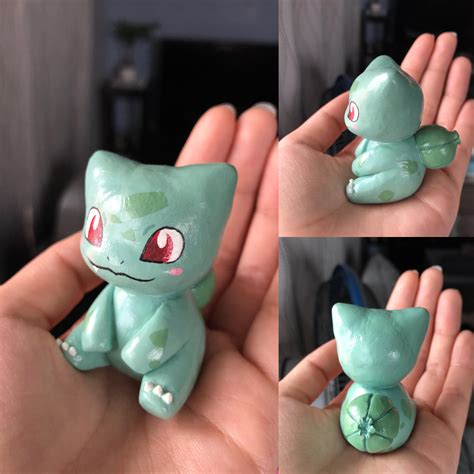 Tiny polymer clay Bulbasaur! : r/pokemon