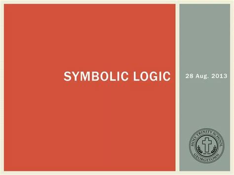 symbolic logic powerpoint    id