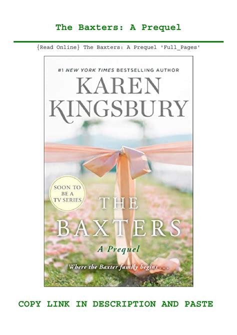 {Read Online} The Baxters A Prequel 'Full_Pages'