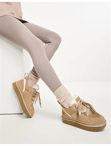 UGG Lowmel Trainers in Natural | Lyst UK
