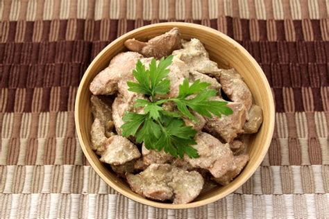 Куриная печень в сметане - BlogIL