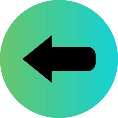 left arrow vector icon design  vector art  vecteezy