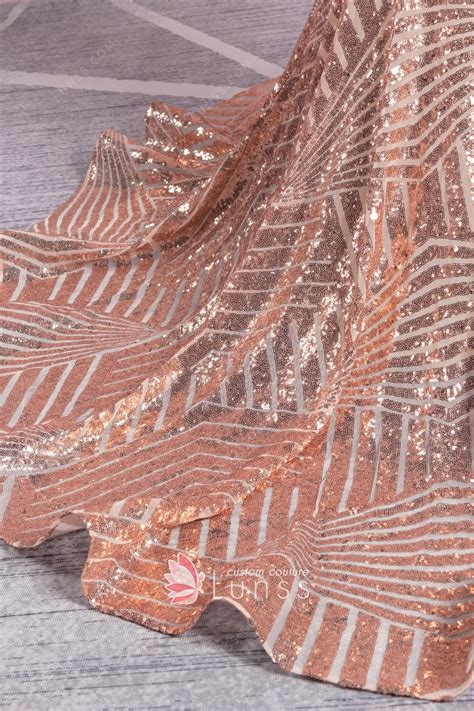 Sexy Cut-out Rose Gold Sequin Mermaid Prom Dress - Lunss
