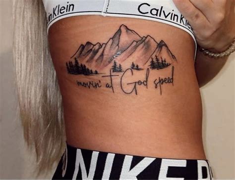 zach bryan inspired tattoo in 2024 | Rib tattoos for women, Cross ...