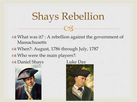 PPT - Shays Rebellion to Constitution time PowerPoint Presentation ...