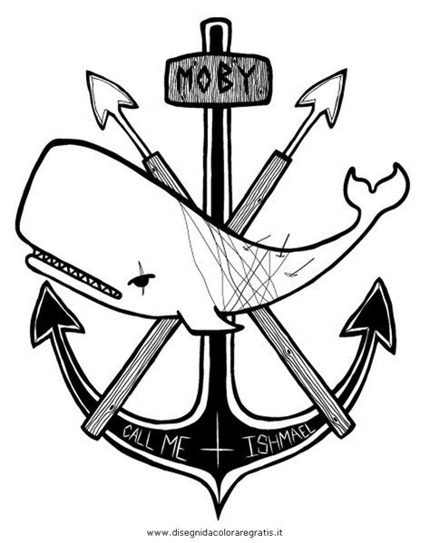 Disegno moby_dick categoria animali da colorare