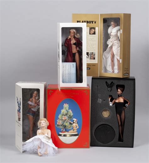 Bid Now: FIVE LIMITED EDITION PLAYBOY/PLAYMATE COLLECTIBLE DOLLS