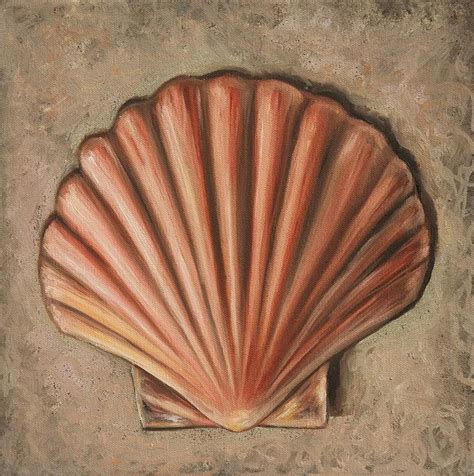 shell paintings | Colorful art paintings, Beach art painting, Seashell ...