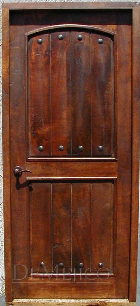 Mesquite Sencilla Spanish Door - Demejico Rustic Interior Doors