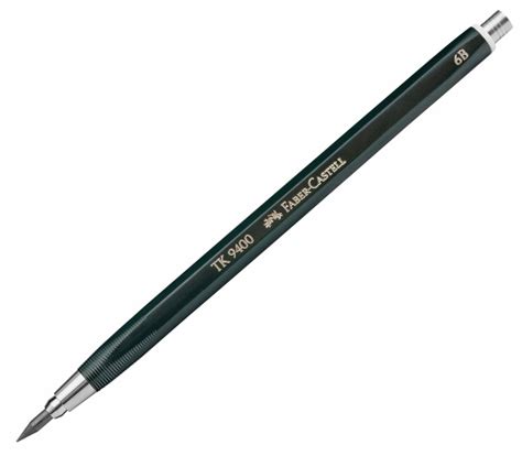 Механический карандаш FABER-CASTELL TK 9400 6B 3.15 мм темно-зеленый ...