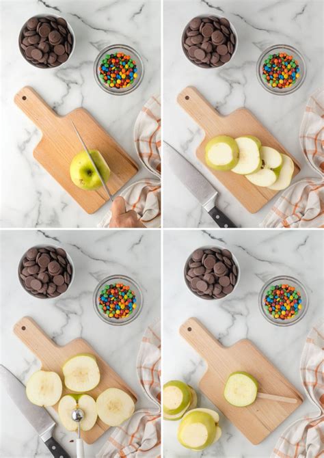 Caramel Apple Slices (Chocolate Covered) - Striped Spatula