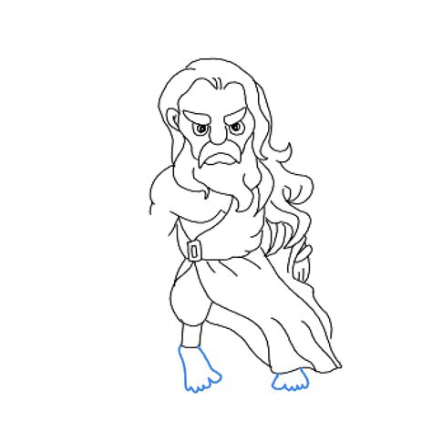 How to Draw Poseidon - Step by Step Easy Drawing Guides - Drawing Howtos