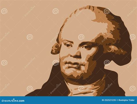 Portrait of the French Revolutionary, Danton. Editorial Image ...