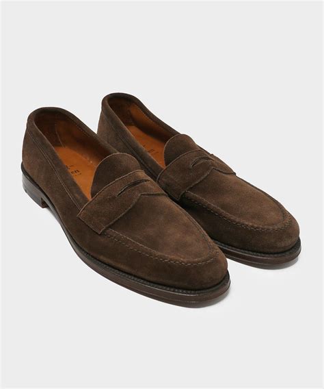 brown suede loafer women 6