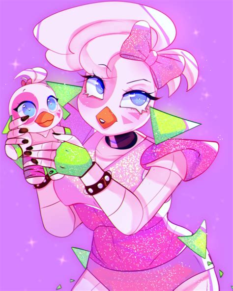 Toy Chica Mangle Bonbon And Chica Fnaf Fanart By Roy