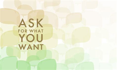 How To Ask For What You Want | Vector Marketing