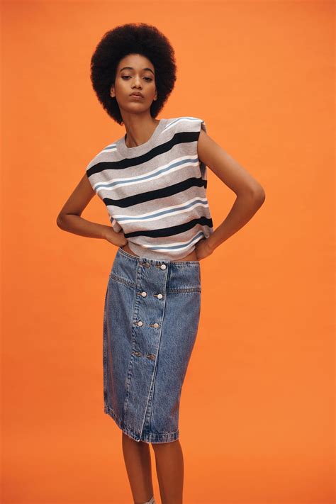 Ética Lea Denim Skirt | Anthropologie Japan - Women's Clothing