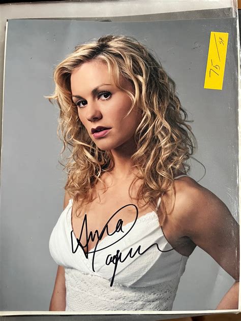 ANNA PAQUIN, True Blood, X-Men, autograph – Williamsburg Nostalgia Fest