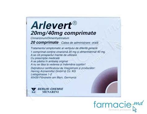 Arlevert comp. 20 mg + 40 mg N10x2