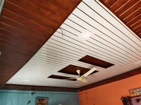 coated white  brown pvc ceiling panel thickness  mm  rs