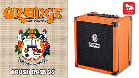 ORANGE Crush Bass 25 Басовый комбик 25 Вт - YouTube