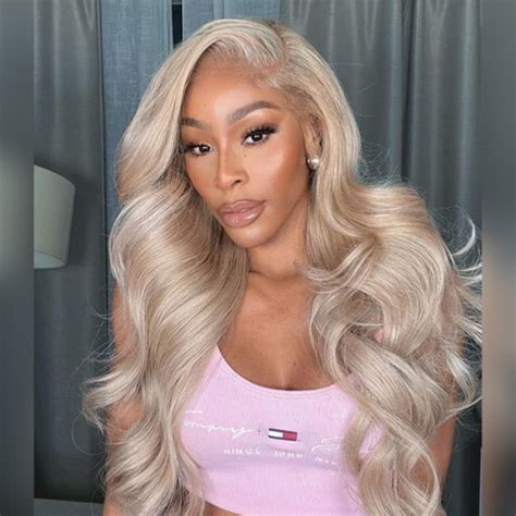 Champagne Hair Trending Colored Body Wave Lace Wig - Yolissa Hair ...